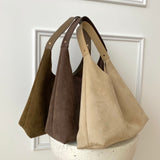 Kenny Suede Bag in Olive
