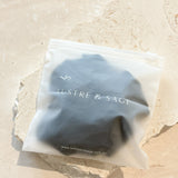 Lustre & Sage Silk Scrunchie in Black