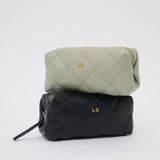 Lustre & Sage Makeup Pouch in Black
