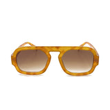 L&S Retro Aviator Sunglasses in Vintage Tort