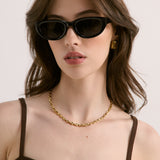 L&S Dustin Polarised Sunglasses In Black