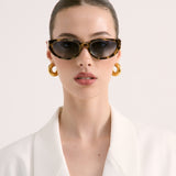 L&S Dustin Polarised Sunglasses In Tort