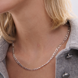 Maje Figaro Sterling Silver Plated Necklace