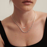 Evil Eye Sterling Silver Plated Necklace