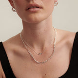 Evil Eye Sterling Silver Plated Necklace