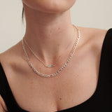 Evil Eye Sterling Silver Plated Necklace