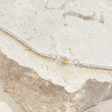 Rhoda Pearl Sterling Silver Plated Bracelet