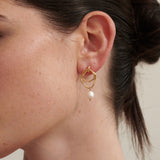 Dionne 18K Gold Plated Pearl Earrings