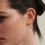 Dionne 18K Gold Plated Pearl Earrings