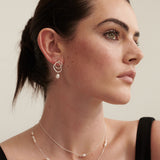 Dionne Sterling Silver Plated Pearl Earrings