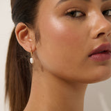 Daphne 18K Gold Plated Pearl Earrings