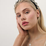 Coin Charm Sterling Silver Plated Necklace