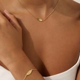 Evil Eye 18K Gold Plated Necklace