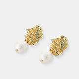 Baroque Pearl 18K Gold Plated Earrings