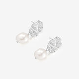 Baroque Pearl Sterling Silver Plated Earrings