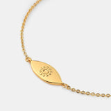 Evil Eye 18K Gold Plated Bracelet