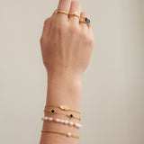 Evil Eye 18K Gold Plated Bracelet