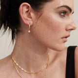 Vintage Pearl Drop 18K Gold Plated Earrings