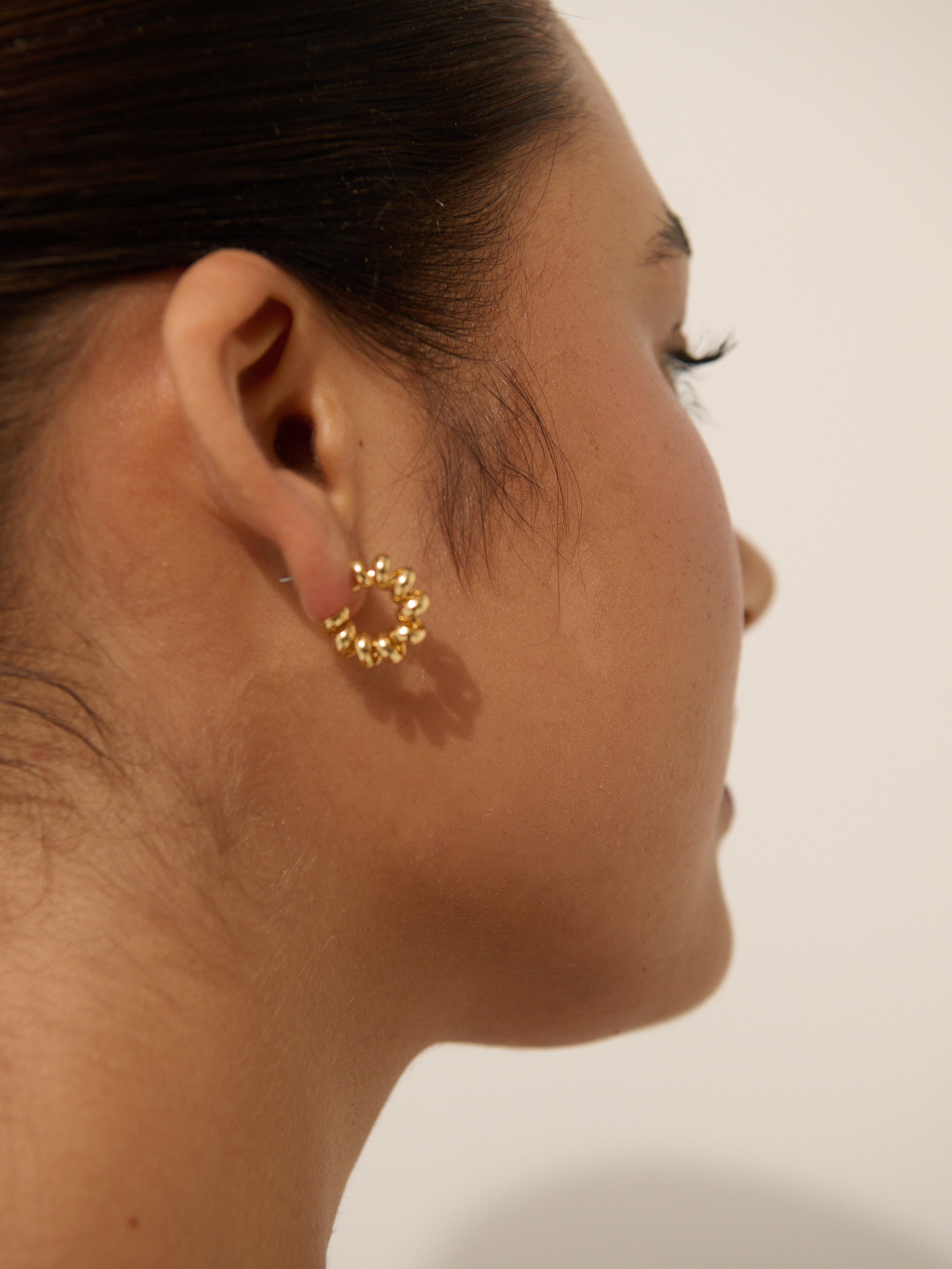 Twirl 18K Gold Plated Earrings