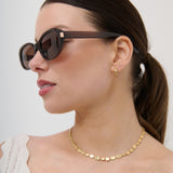Valerie Polarised Sunglasses in Brown