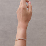 Tennis Diamanté 18K Gold Plated Bracelet