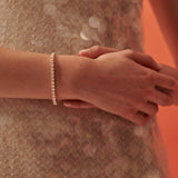 Tennis Diamanté 18K Gold Plated Bracelet