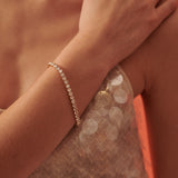 Tennis Diamanté 18K Gold Plated Bracelet