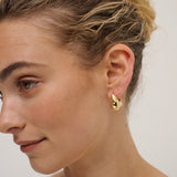 Statement Chunky 18K Gold Plated Earrings