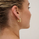 Statement Chunky 18K Gold Plated Earrings