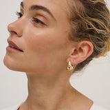Statement Chunky 18K Gold Plated Earrings