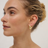Statement Chunky 18K Gold Plated Earrings