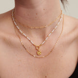 Jamie Freshwater Pearl 18K Gold Plated Necklace
