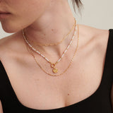 Jamie Freshwater Pearl 18K Gold Plated Necklace