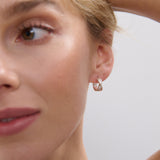 Twist Small Sterling Silver Plated Hoops