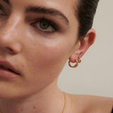 Petite Diamanté 18K Gold Plated Earrings
