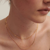 Fine Layered 18K Gold Plated Necklace