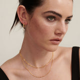 Fine Layered 18K Gold Plated Necklace