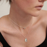 Sun Charm Silver Plated Necklace