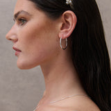 30mm Classic Sterling Silver Plated Hoops