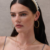 50mm Classic 18K Gold Plated Hoops