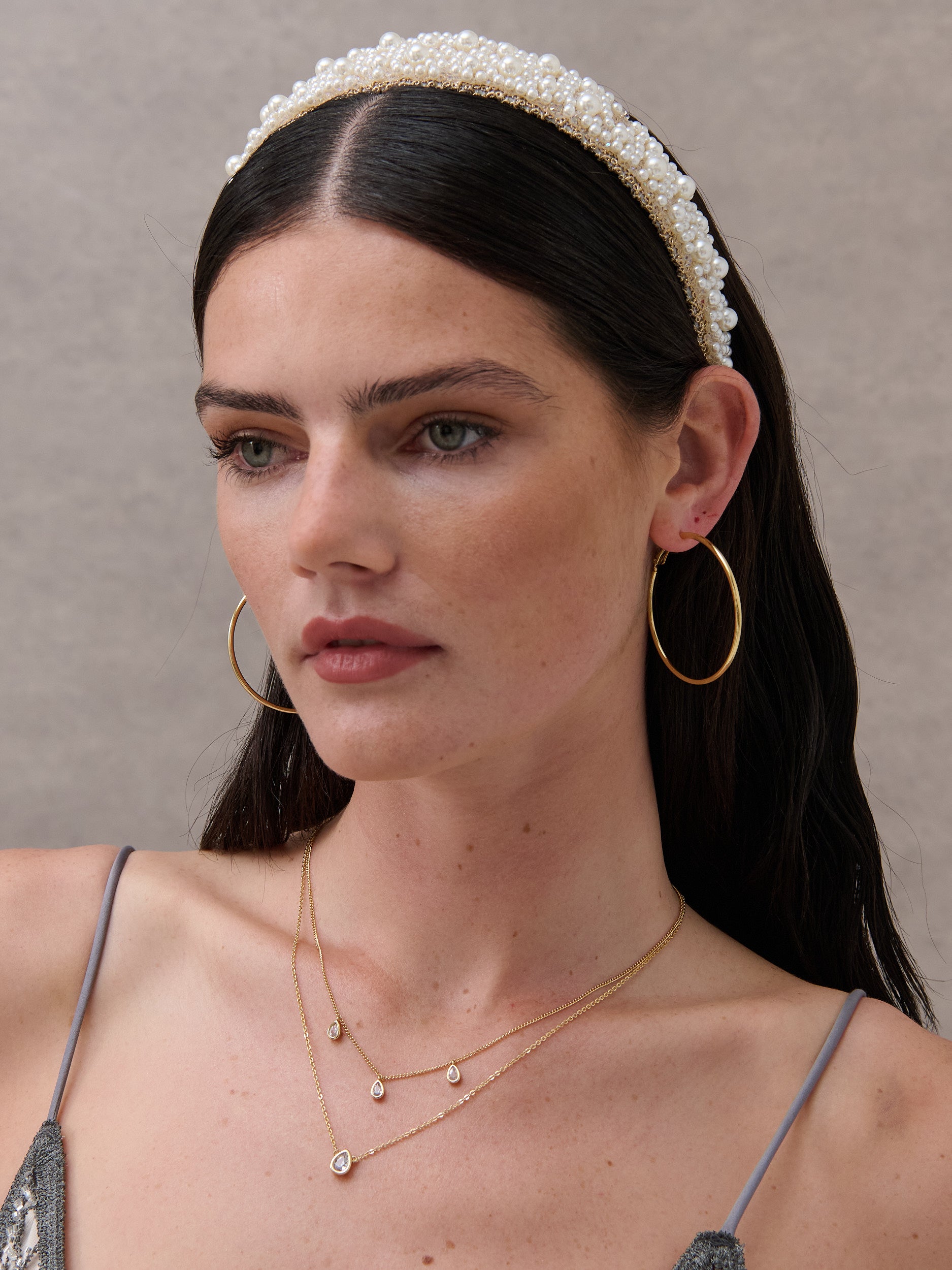 50mm Classic 18K Gold Plated Hoops