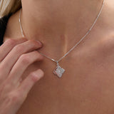 Lori Silver Plated Charm Necklace