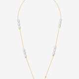 Trio Pearl 18K Gold Plated Necklace