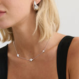 Droplet Sterling Silver Plated Earrings