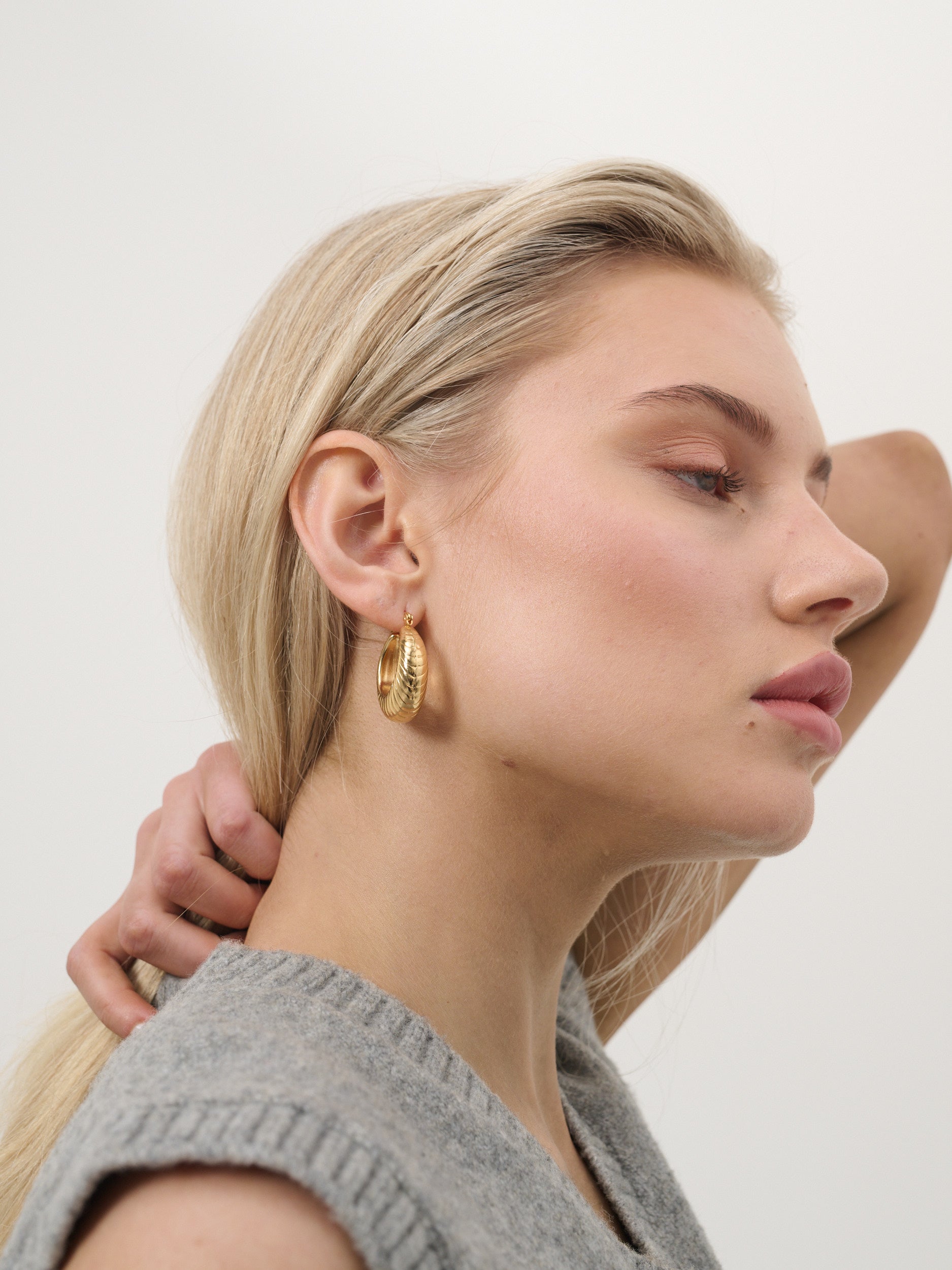 Lauren Coil 18K Gold Plated Earrings