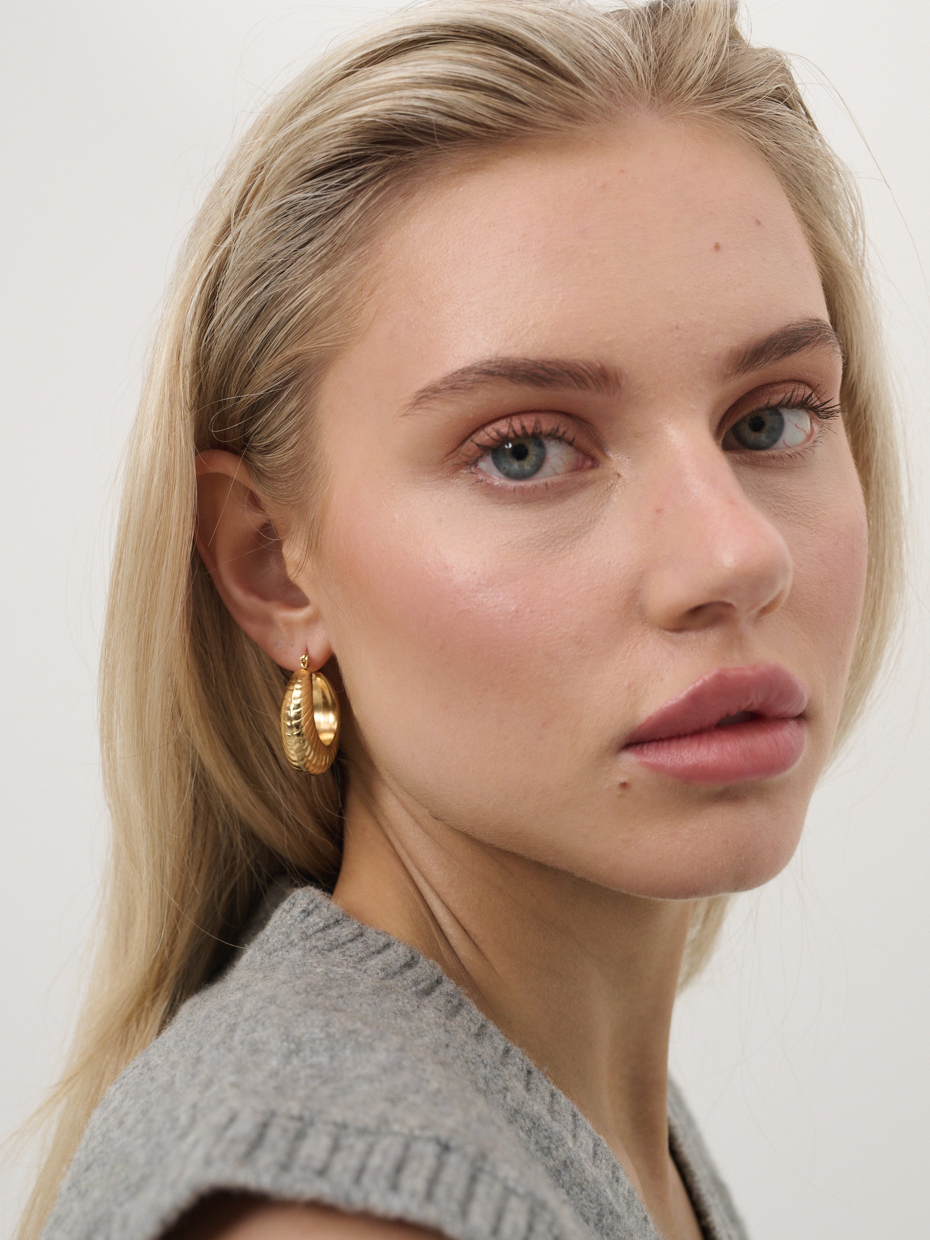 Lauren Coil 18K Gold Plated Earrings