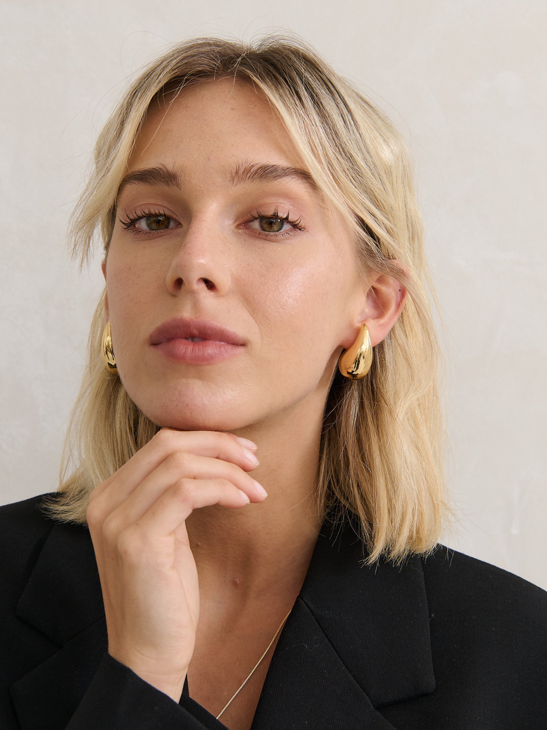 Droplet 18K Gold Plated Earrings