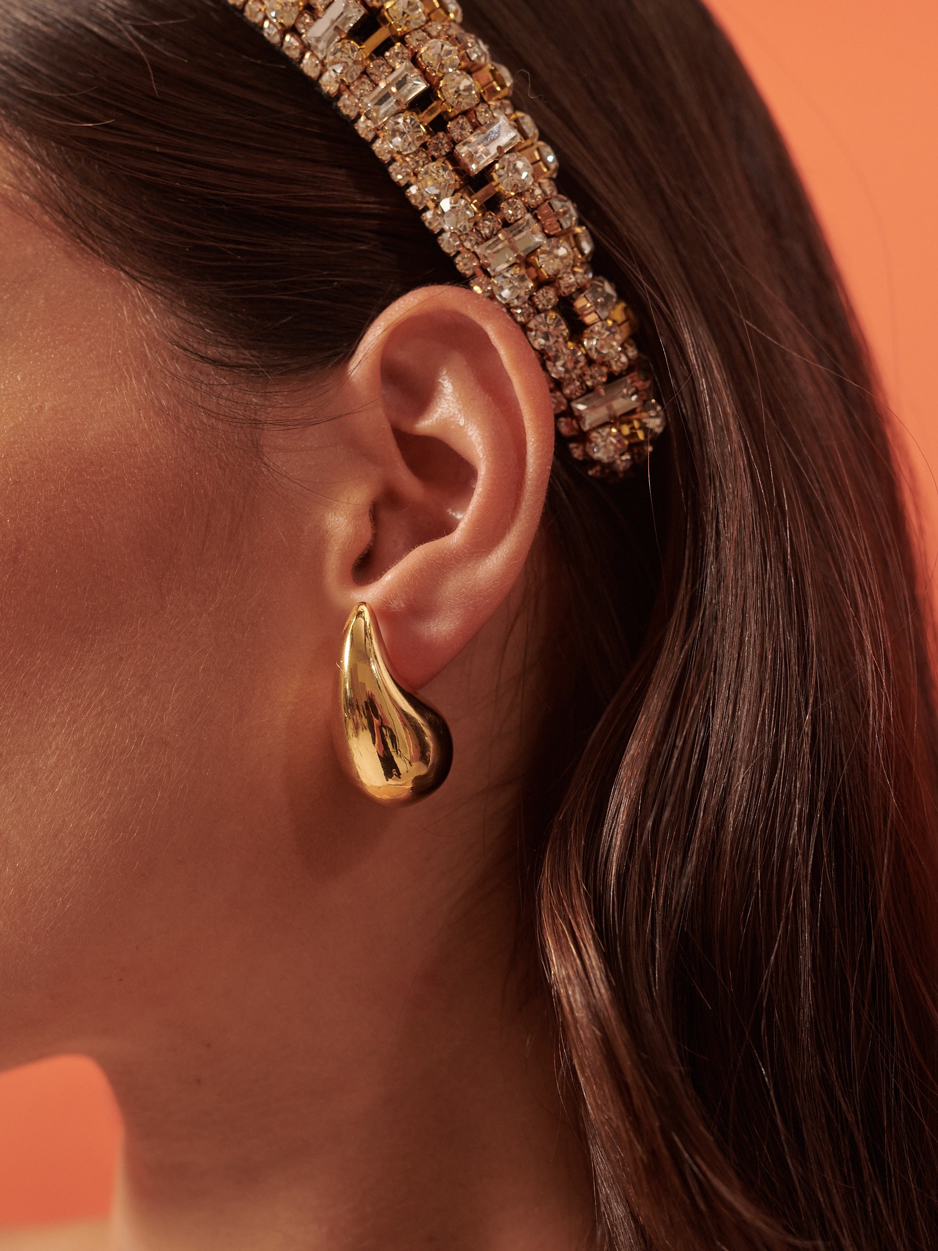 [Restocked] Droplet 18K Gold Plated Earrings
