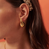 Droplet 18K Gold Plated Earrings