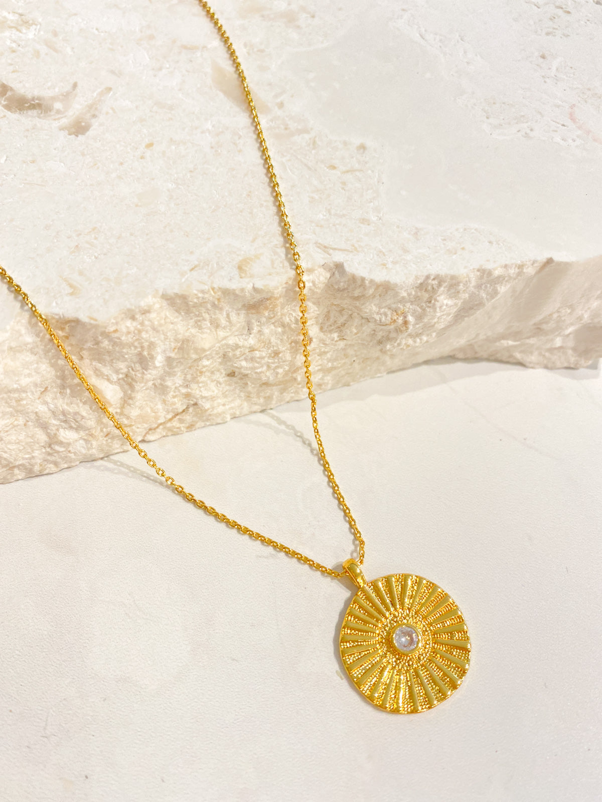 Helio 18K Gold Plated Necklace